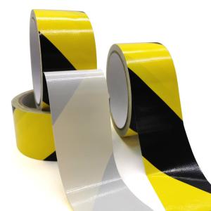 Warning  Fabric Base Tape highly adhesive and durable for use on floors