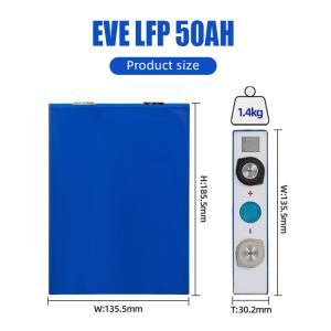 China Pl/Us Warehouse in stock Grade A Ev 50Ah Lf280K 3500 Cycle Cell 3.2V Prismatic Battery Cell For Rv Power Solar Energy on sale