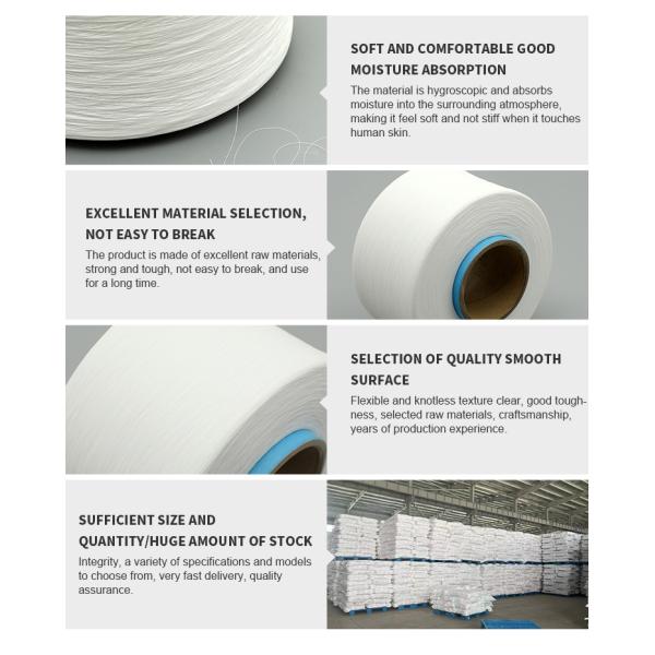 Spandex Textured Knitting Yarn Acy 150/72+40D Shirts Pure Machine 75D Coated 720D 280D