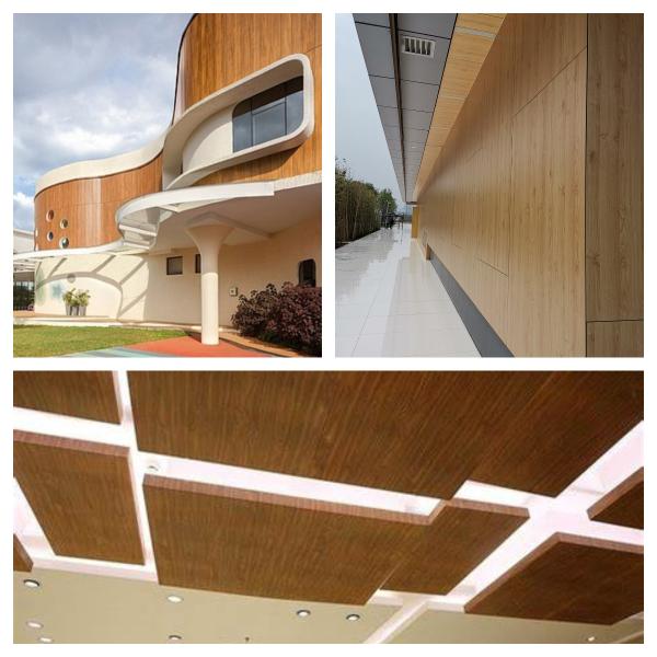 Rose Red External PVDF Aluminum Composite Panel Aesthetic Acp Interior Wall