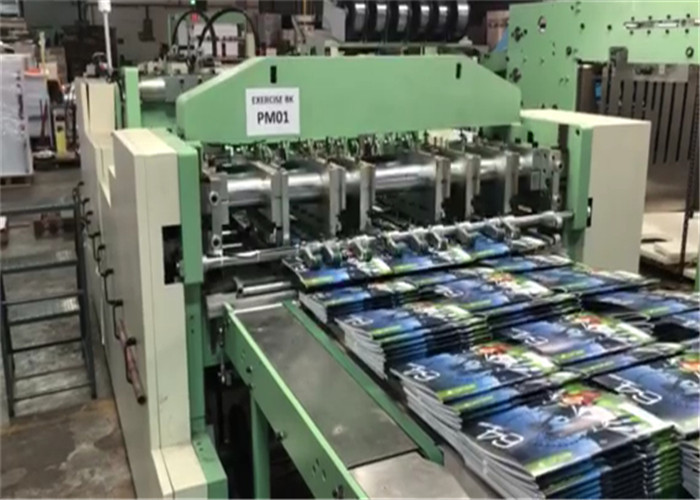Student Stapled Exercise Book Making Machine With 8 Stitching Head