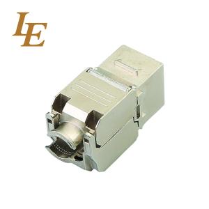 Wholesale Shielded CAT6 CAT6A CAT7 Coupler Network Keystone Jack For Patch Panel / Server Rack from china suppliers