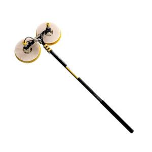 China Solar Panel Cleaning Brush 5.5m Dual Head Automatic Rotating on sale