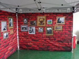China Transfer Printing 2.5x2.5 Advertising Canopy Tent Pop Up Portable Outdoor Canopy 8x8 on sale