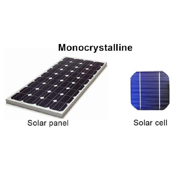 Black Color Monocrystalline Solar Module Anodized Aluninium Alloy Frame