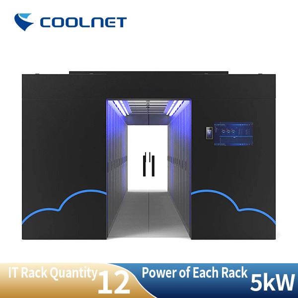 Quality Aisle Containment Modular Data Center With In Row Air Conditioning for sale
