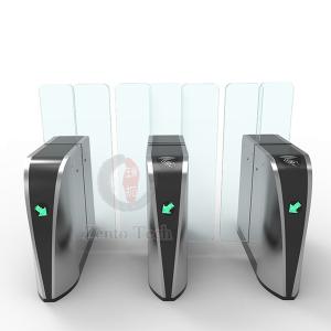 China 316SS Automatic Sliding Turnstile Flap Barrier Gate Entrance Bidirectional on sale