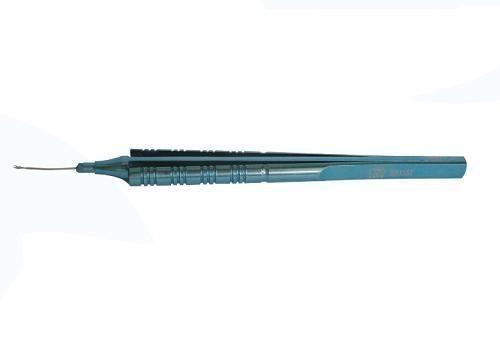 Quality Textured Tip Slit Lamp Microscope Lens Forceps For Femtosecond Laser Surgery for sale