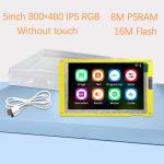 Resistance Touch ESP32 Display Module 5.0" 800x480 ESP32 Tft Lcd Spi WIFI