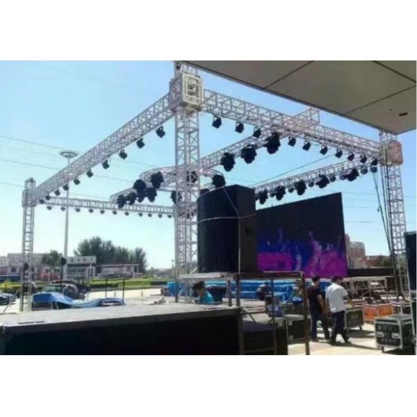 Quick Assembly Square Aluminum Truss Lighting , Indoor / Outdoor Aluminum Alloy Truss