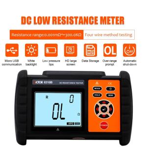 China VICTOR  6310B DC Low Resistance Tester four-wire measurement 300k OHM USB data upload resolution 1uOHM on sale