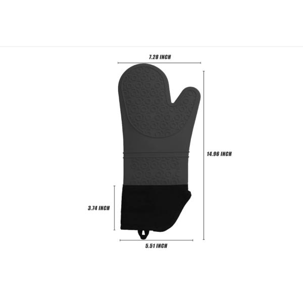 Extended Oven Mitts & Pot Holders , 14.9in Buffalo Plaid Pot Holders