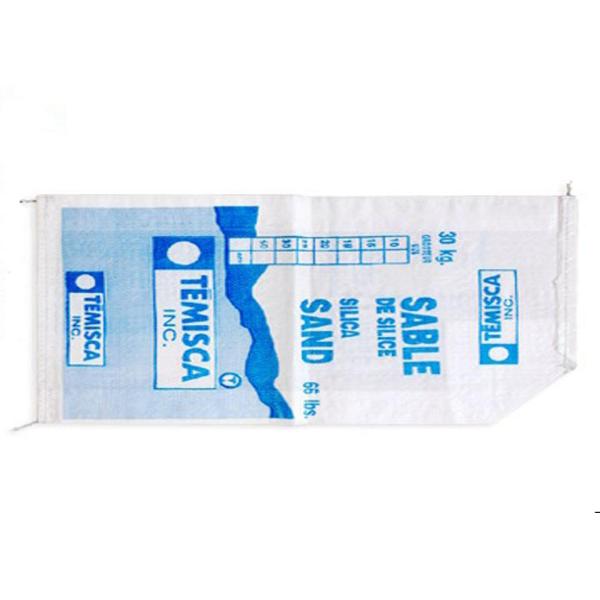 Strong Block Bottom PP Valve Bag For Rice / Fertilizer / Feed Packaging 50kg