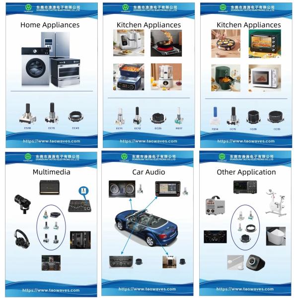 RP09 digital Rotary Potentiometer 9mm Insulated hollow Shaft Locating Point B5K 50K
