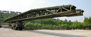 China Flexibility 51m Large - Span Mechanized / Emergency Bridges / Single Suspension Bridge on sale