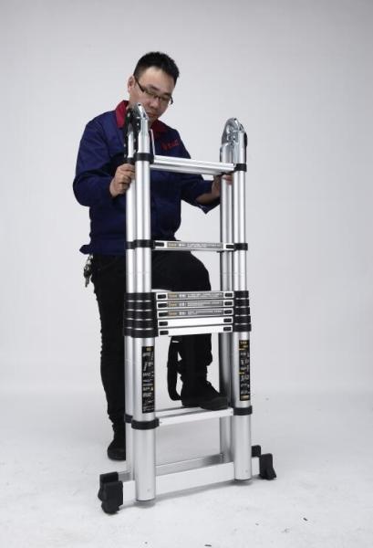 Quality Anti Rust 5.6m Multi Purpose Telescopic Ladder for sale