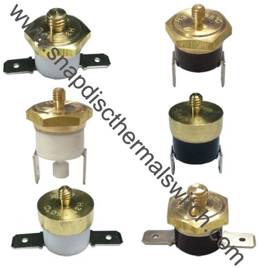 Household Appliances 12.8mm Snap Action Disc Thermostats 250V 10A 16A