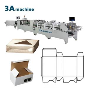 Wholesale Video Outgoing-Inspection Provided Gluing Machine for Dual- Lock Bottom Corrugated Box from china suppliers