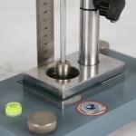 Vertical Rubber Testing Machine , 40MM Drop Height Rebound Resilience Tester