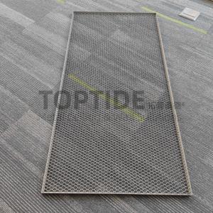China 600x1200mm Metal Mesh Ceiling Panel Suspended Welded Wire Mesh Metal False Decoration on sale