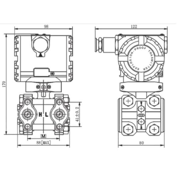 PPM-T3051 Digital Signal Differential Pressure Transducers