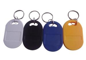 China ABS  / PVC / PET RFID Key Fob 13.56MHz 125KHZ RFID Key Chain Custom on sale