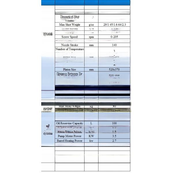 High Safety Level Small Single Slide Vertical Injection Molding Machine 30T