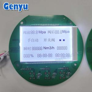 FSTN Segment LCD Display Module Customized PCB Board White Screen