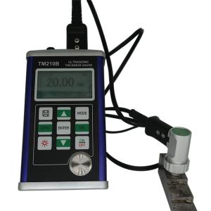 China 128×64 Lcd Ultrasonic Thickness Gauge / Metal Thickness Testing Equipment on sale