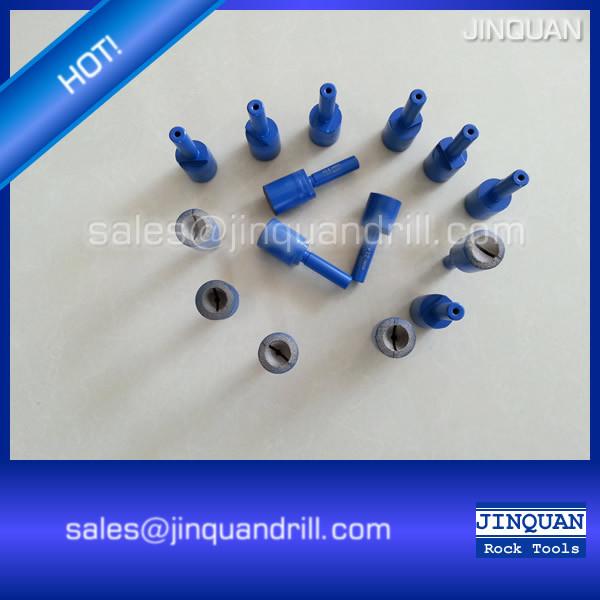 Quality spherical & ballistic buttons DTH button bits sharpening diamond grinding cups for sale