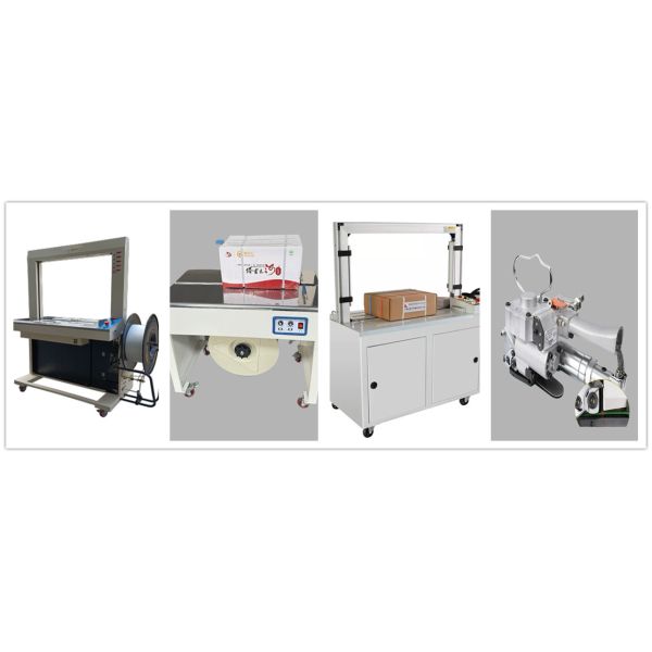 High-Speed Semi-Automatic Strapping Machine Automatic Packaging Machinery for PP/PET Strapping belt