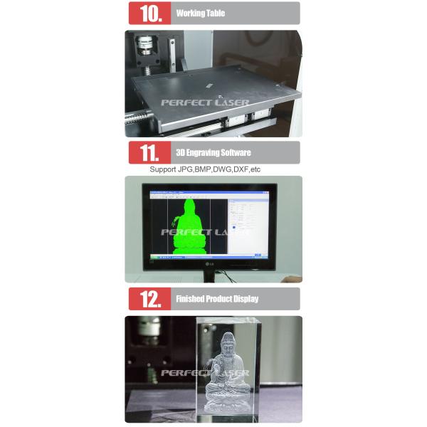 Fast Speed 3d Crystal Engraving Machine With High Resolution Support BMP