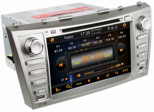Wince 6.0 car Stereo Sat Nav for Toyota Camry 2007-2011 with auto radio gps double din DVD Player OCB-8006