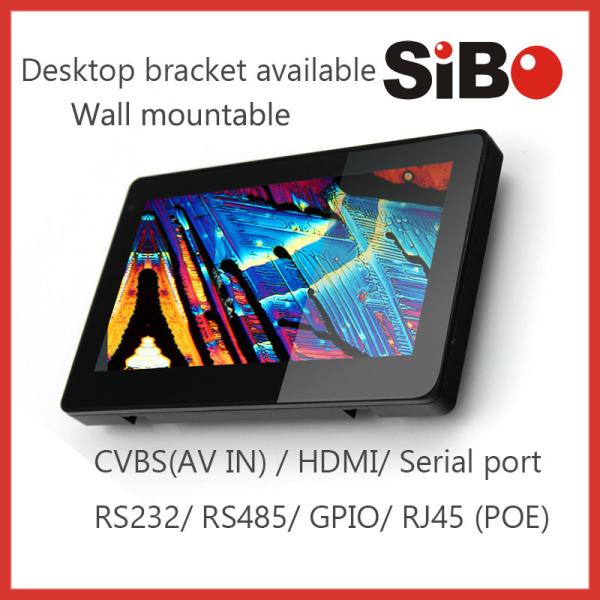 Quality 7" Wall Mount Attendance System Tablet With Fingerprint Sensor for sale