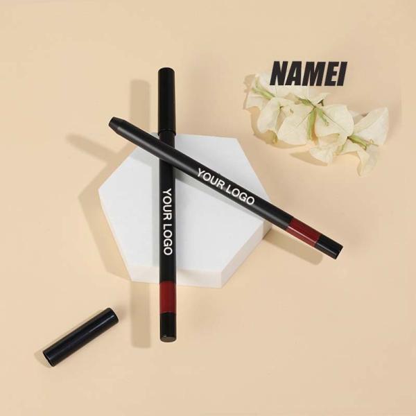Quality Custom Color Private Label Eyeliner Tube Twist Up Round Shape Lip Liner Pencil Container For Lipstick for sale