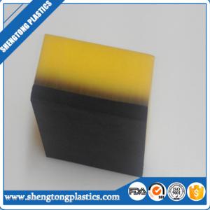 China Rubber coated PE1000 uhmw-pe engineering plastic block manufacturer on sale
