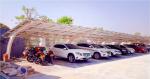 5000mm span ground Carport Solar mounting system solar bracket solar structure
