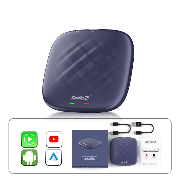 Quality Autolink Wireless Aapter Carplay to Multi Media - Tbox Plus 4G + 64G  Ai Box Android 13 System  Car Play TV Box 1080p  UK EU US for sale