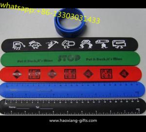 China Promotional exhibitions gifts Childrens Reflective Slap Wrap Wristbands wholesale on sale