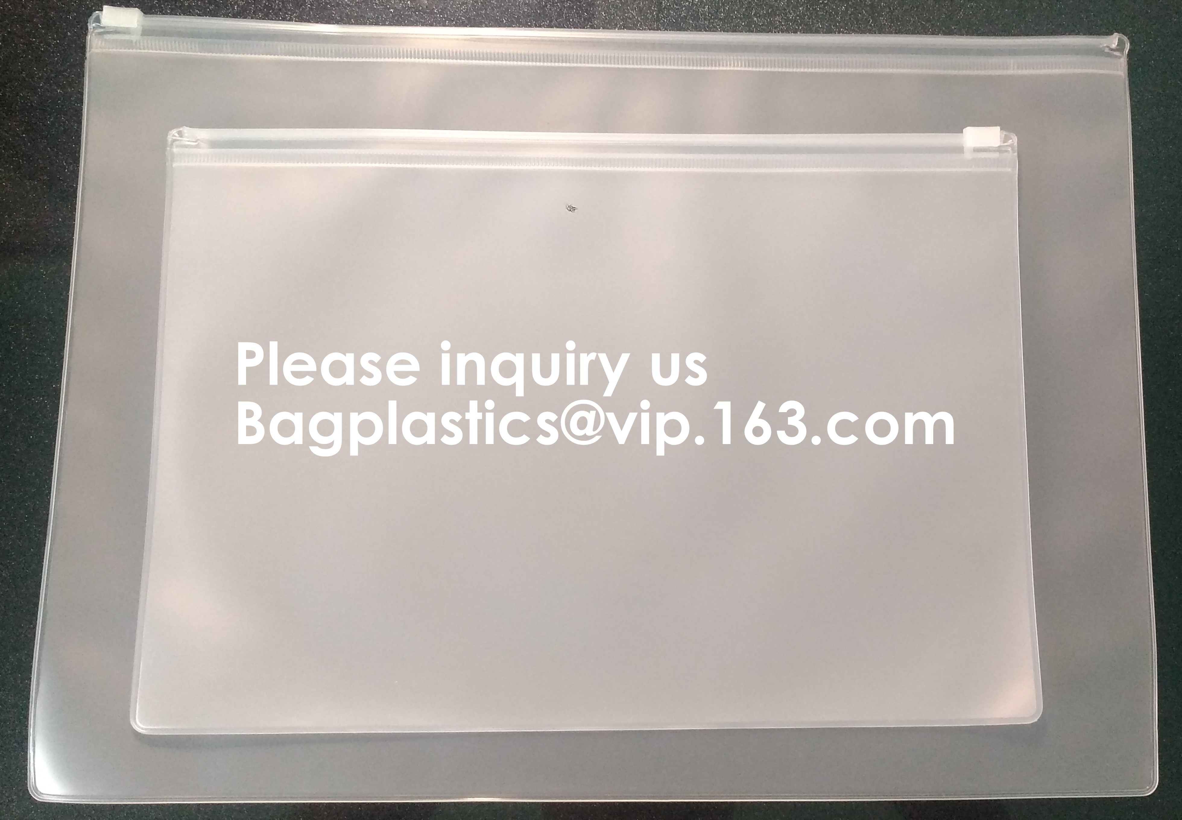 Metal slider Bag Zip Close Bags, Metal slider Reusable k Bags, Metal file bag, metal documents zip seal bag pack