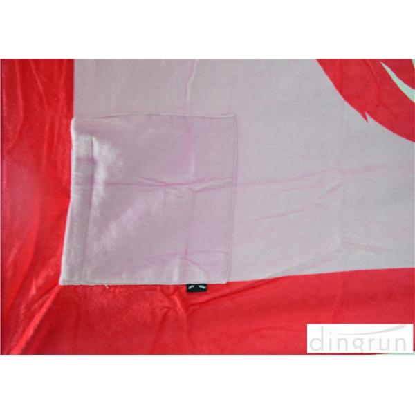 100*180cm Large Reactive Custom Printed Beach Towels With Pocket