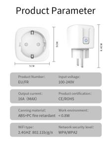 Wholesale 110-240V Smart Socket Plug with Timer Function and Energy Monitoring Available from china suppliers