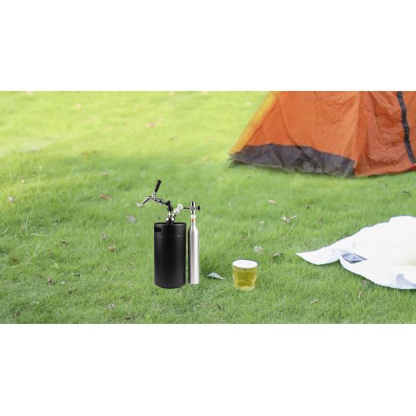 5l Stainless Steel Vauum Ball Lock Mini Keg Sodastream Bottle Dispense Tap