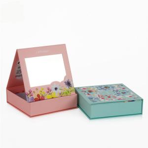 China Colorful Small Rigid Magnetic Gift Box , Decorative Gift Boxes With Mirror Insert on sale