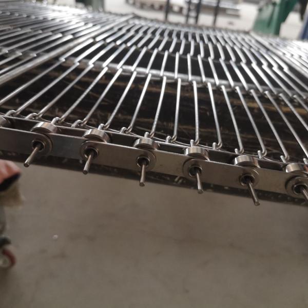 Flat Flex Wire Mesh Conveyor Belt for Food Industry