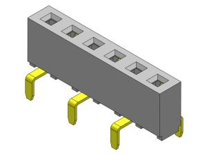 Female Header Connector 2.54mm Single Row Dual Entry TYPE 1*2PIN To 1*40PIN H=5.00mm