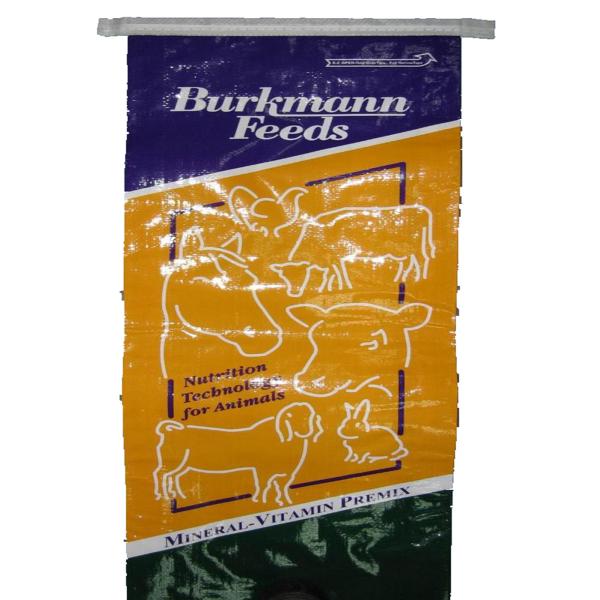 White Woven Polypropylene Feed Bags Dog Food Sack With Gravure Printing