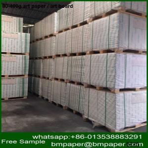 Wholesale Excellent Printability C2S matt/ gloss art paper/ couche matt paper from china suppliers