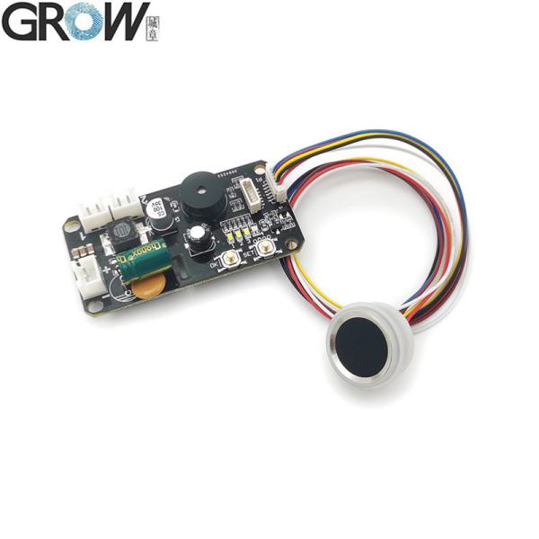 Quality GROW KS220-L+R502-F DC30-75V Fingerprint Control Board 2 Relays Admin/User Funtion Self-Locking/Jog/Ignition Mode for sale
