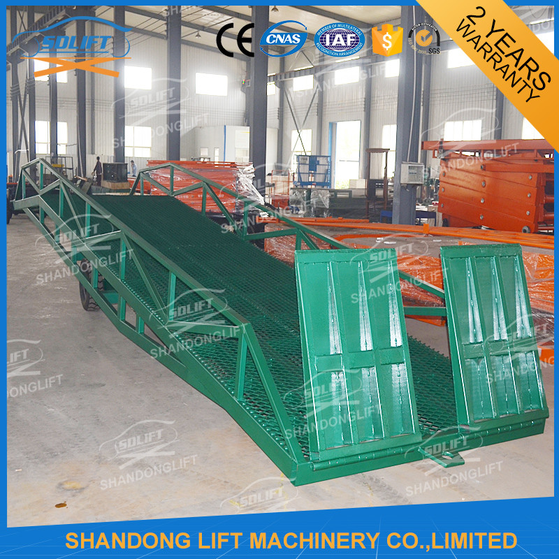 Wholesale Adjustable Warehouse Container Loading Ramps , Electric Container Yard Ramp from china suppliers